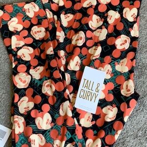 LuLaRoe Black Floral Leggings